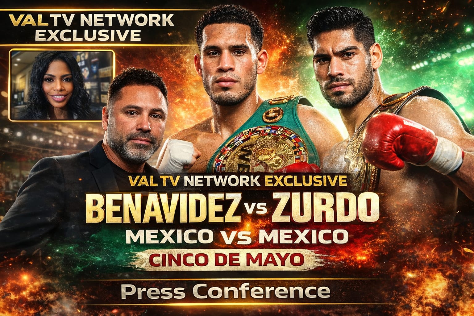 Benavidez vs. Zurdo Press Conference | Mexico vs Mexico Cinco De Mayo VAL TV Network Exclusive